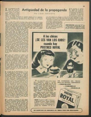 Antigüedad de la propaganda