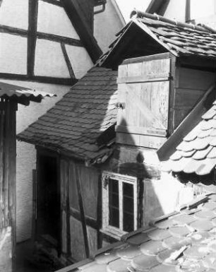 Fachwerkwohnhaus; Büdingen, Kronengasse 22