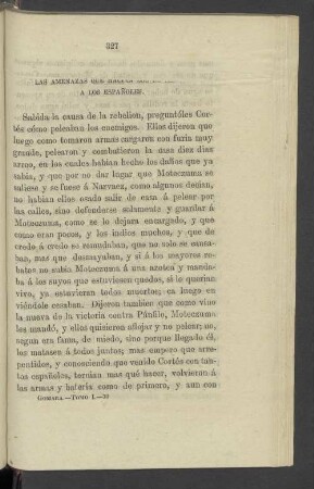 Las Amenazas Que Hazian Los de Mexico A Los Espanoles