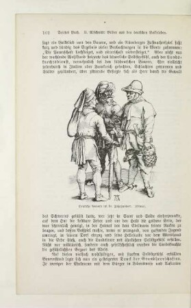 Deutsche Bauern im 16. Jahrhundert. (Dürer)