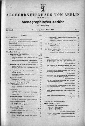 Nr. 4 (84), 1. März 1962
