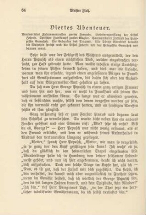 Viertes Abenteuer. Unerwartetes Zusammentreffen zweier Freunde …