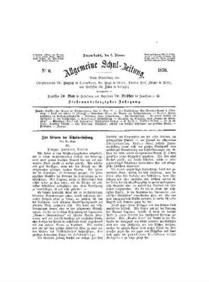 Zur Reform der Schulverfassung