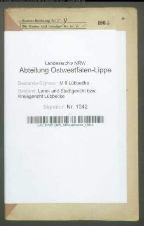 Erblasser: Rüter, Anton Friedrich: