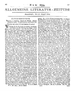 1805: Allgemeine Literatur-Zeitung