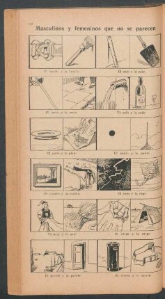 Masculinos y femeninos que no se parecen - [Cómic]