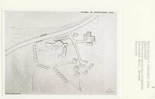 Jugenddorf für Heimatvertriebene, Essen (Diplomarbeit bei Willy Kreuer): Lageplan 1:500