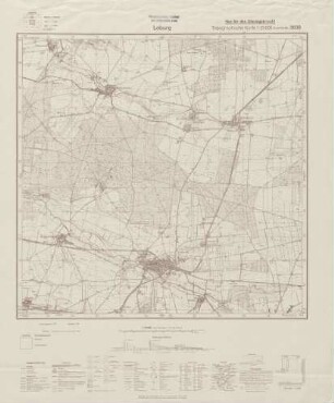 3838 Loburg, Topographische Karte 1:25000 (4cm - Karte)