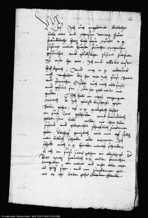 Joachim Ernst an Fürstin Margarete von Brandenburg, seine Mutter