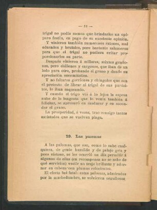 19. Las palomas