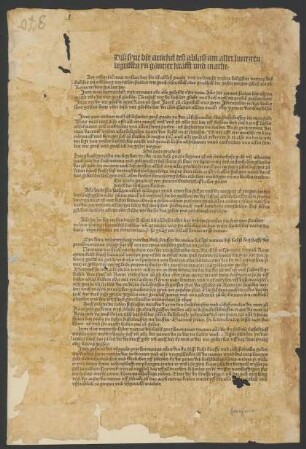 Articuli abbreviati der Kreuzzugsbulle Innozenz’ VIII. vom 11.XII.1488, Fassung c