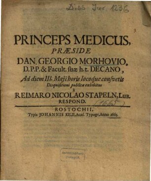 Princeps medicus