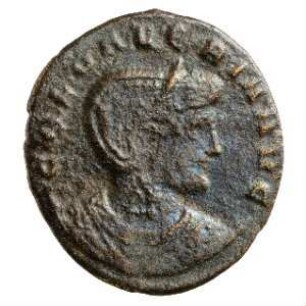 Münze, Follis, 309 - 310 n. Chr.