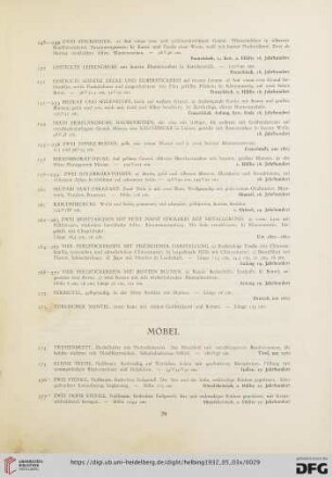 Möbel (Nr. 274-411)