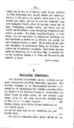 Epileptische Schulkinder