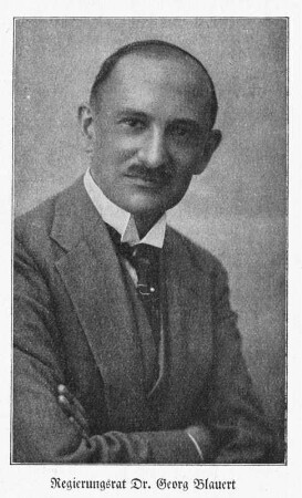 Porträt Georg Blauert : Foto-/Bildersammlung Stenografische Sammlung. Porträt Georg Blauert. Photographie (1926). Dresden: SLUB P a 1165
