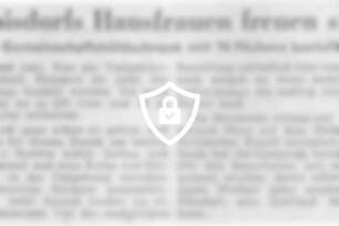 Hoisdorfs Hausfrauen freuen sich