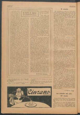 La horita de charlar : Las conquistas del progreso