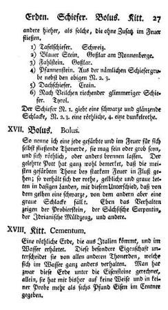 XVII. Bolus