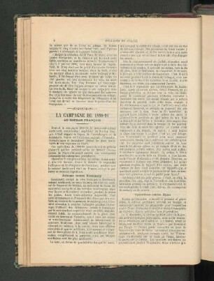 La Campagne de 1890-91.