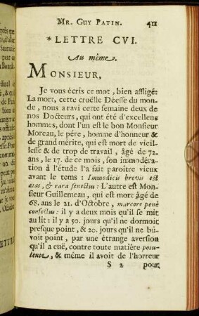 Lettre CVI. - Lettre CX.