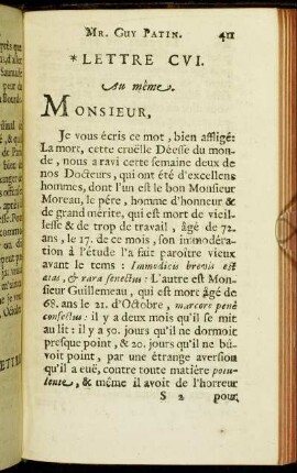 Lettre CVI. - Lettre CX.