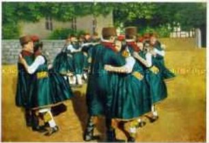 Schwälmer Paare beim Schwälmer Tanz