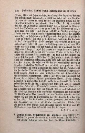328-331 [Rezension] Deutsche Kultur, Katholizismus und Weltkrieg