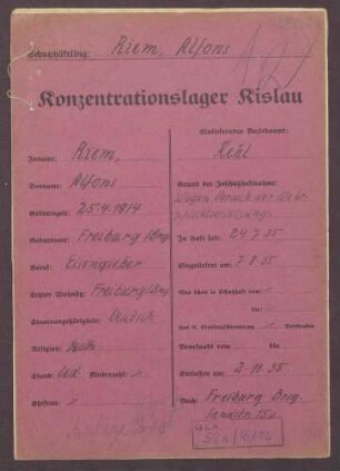Riem, Alfons