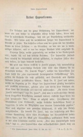 21-29 Ueber Hypnotismus : III.