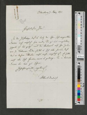 Brief an Wilhelm Popp
