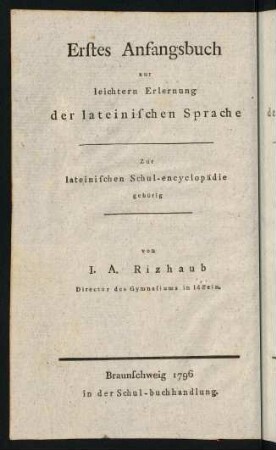 I-XI, Vorbericht.