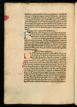 Dominica infra octavas Ad Gallath IIII. - Dominica prima post Ephie. Ad Romanos.