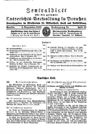 Entscheidung eines Oberlandesgerichts : [Amtlicher Teil]