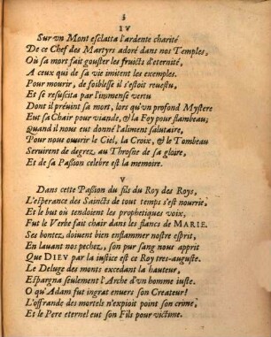 Sur le Sainct Sacrement de l'eucharistie : Stances