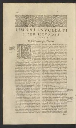 Limnaei Enucleati Liber Secundus