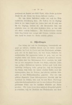 11. Schenkungen