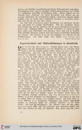 28: Tageblatt-Geist und Bilderfälschungen in Frankreich