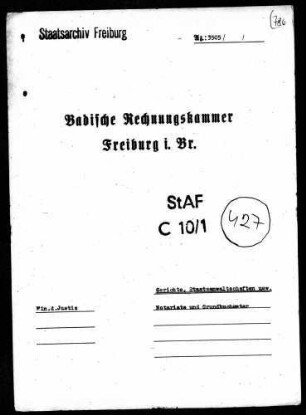 Notariate und Grundbuchämter