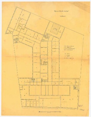 AEG-Hauptverwaltungsgebäude, Berlin: Grundriss 4.OG, 1:100