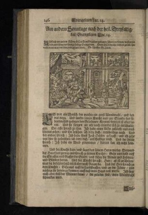 Am andern Sonntage nach der heil. Dreyfaltigkeit/Evangelium Luc.14.