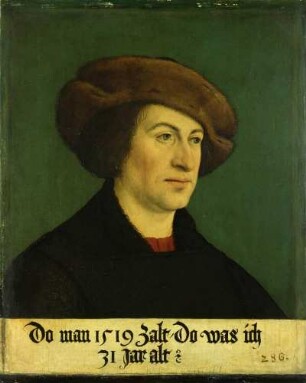 Bildnis eines Mannes mit brauner Pelzmütze