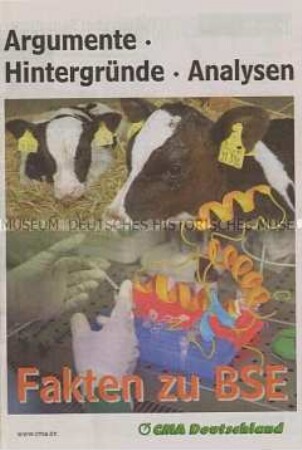 Sonderdruck zum Thema "BSE"
