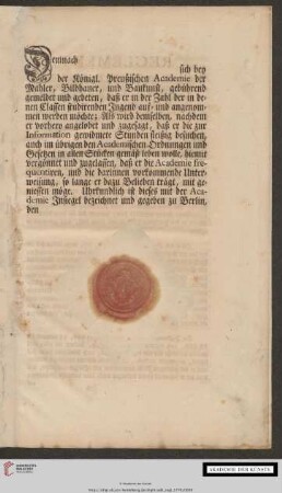 besiegelter Text