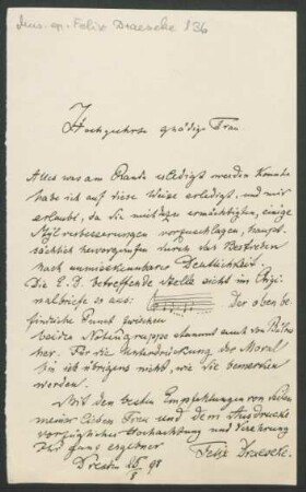 Brief an Marie von Bülow : 25.08.1898