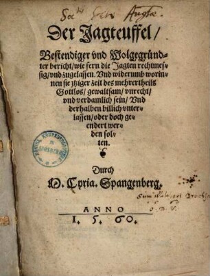 Der Jagteuffel