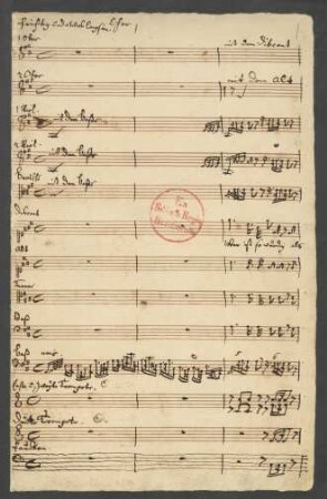 Wer ist so würdig als du; T, Coro, orch; A-Dur; BR-CPEB Fs 76; H 831; Wq 222