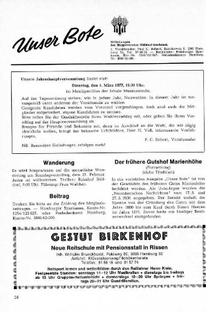 Der frühere Gutshof Marienhöhe : (Fortsetzung) (siehe Titelblatt)