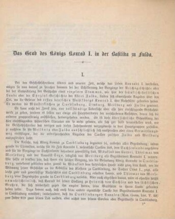 Das Grab des Königs Konrad I. in der Basilika zu Fulda.