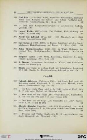 Graphik (Nr. 302-378)